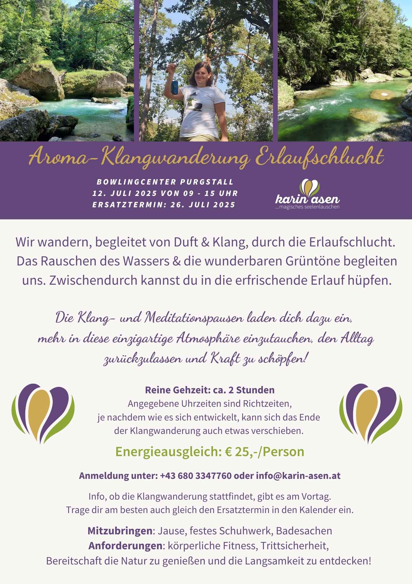 Aroma-Klangwanderung Erlaufschlucht